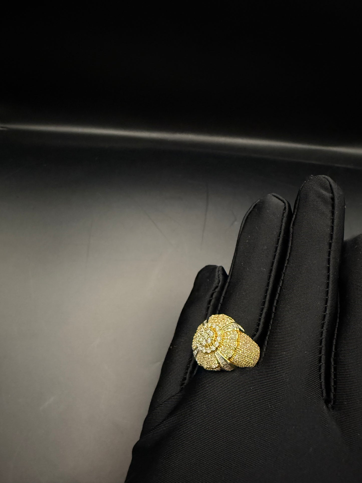 14k gold diamond ring