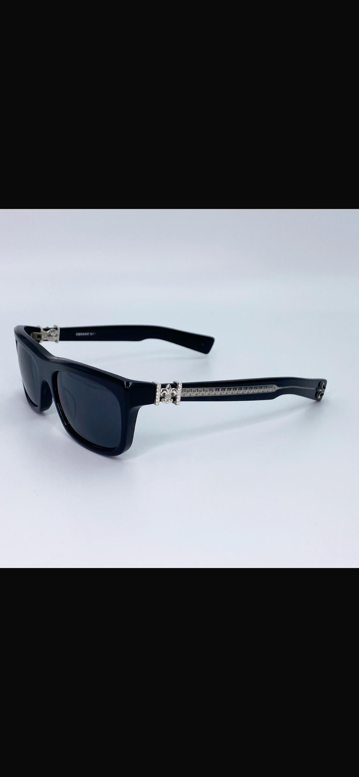 Custom vs1 diamond chrome heart sunglasses