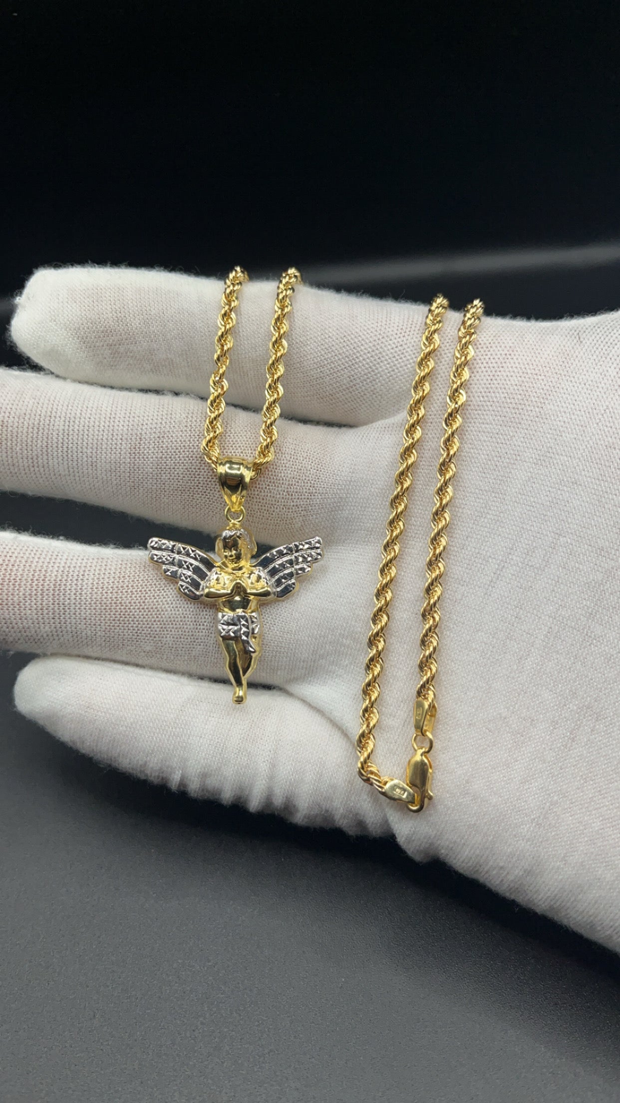 10k gold rope set