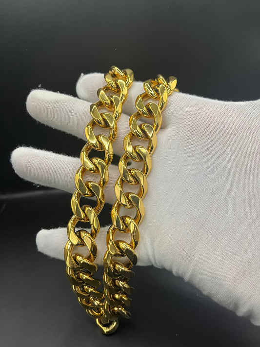 18k gold filled dog chains