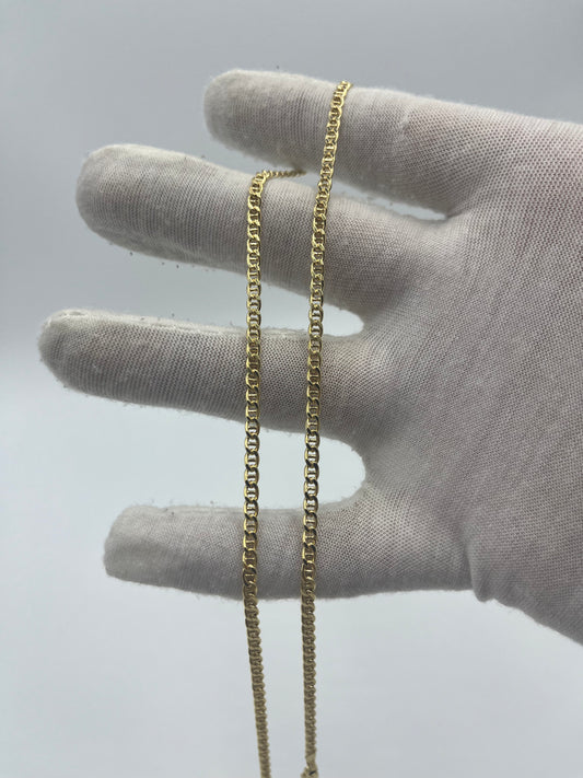 10k gold 4mm Mariner link chain