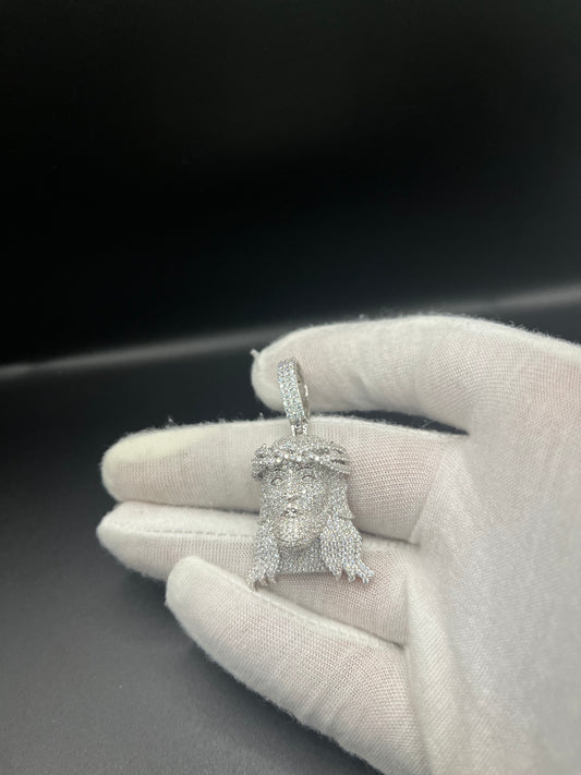 925 silver Jesus pendant