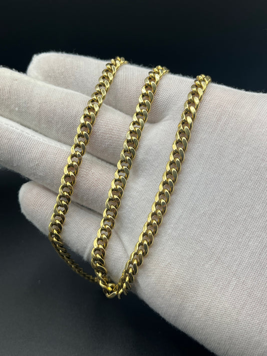 10k gold 6mm cuban chain