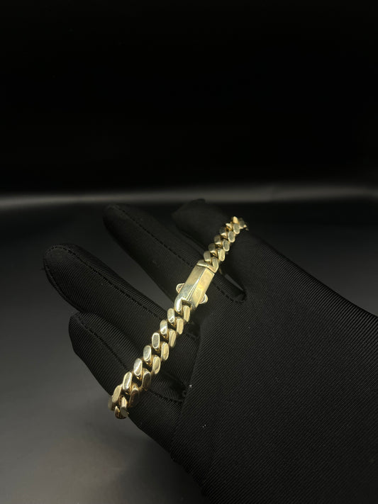 10k gold Monaco bracelet