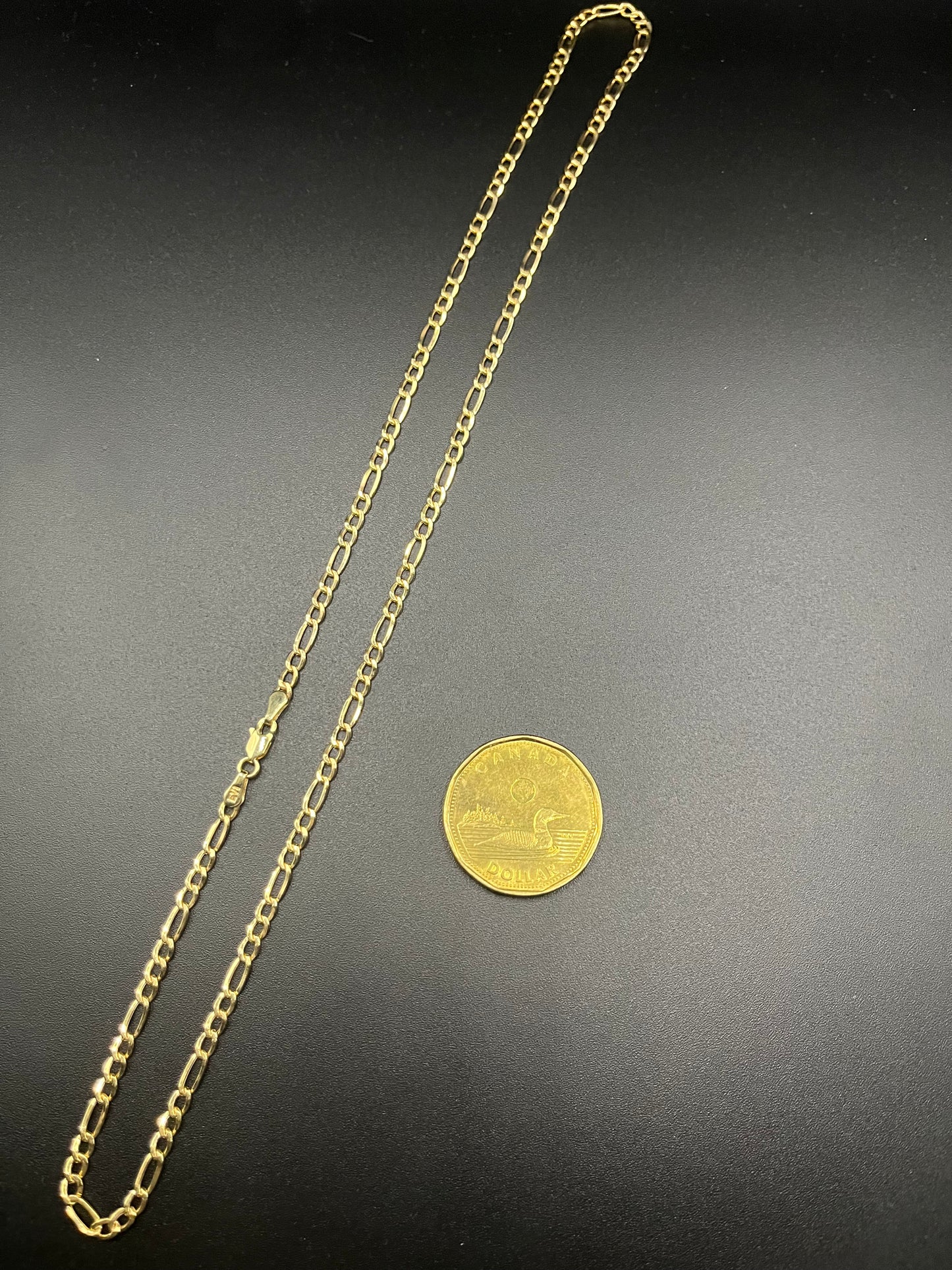 10k gold figaro chain