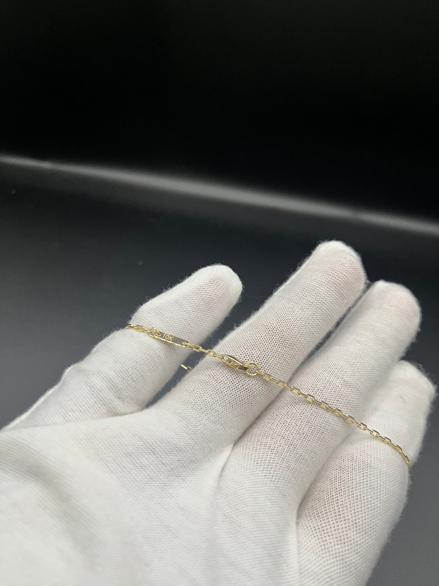 10k gold clover bracelet