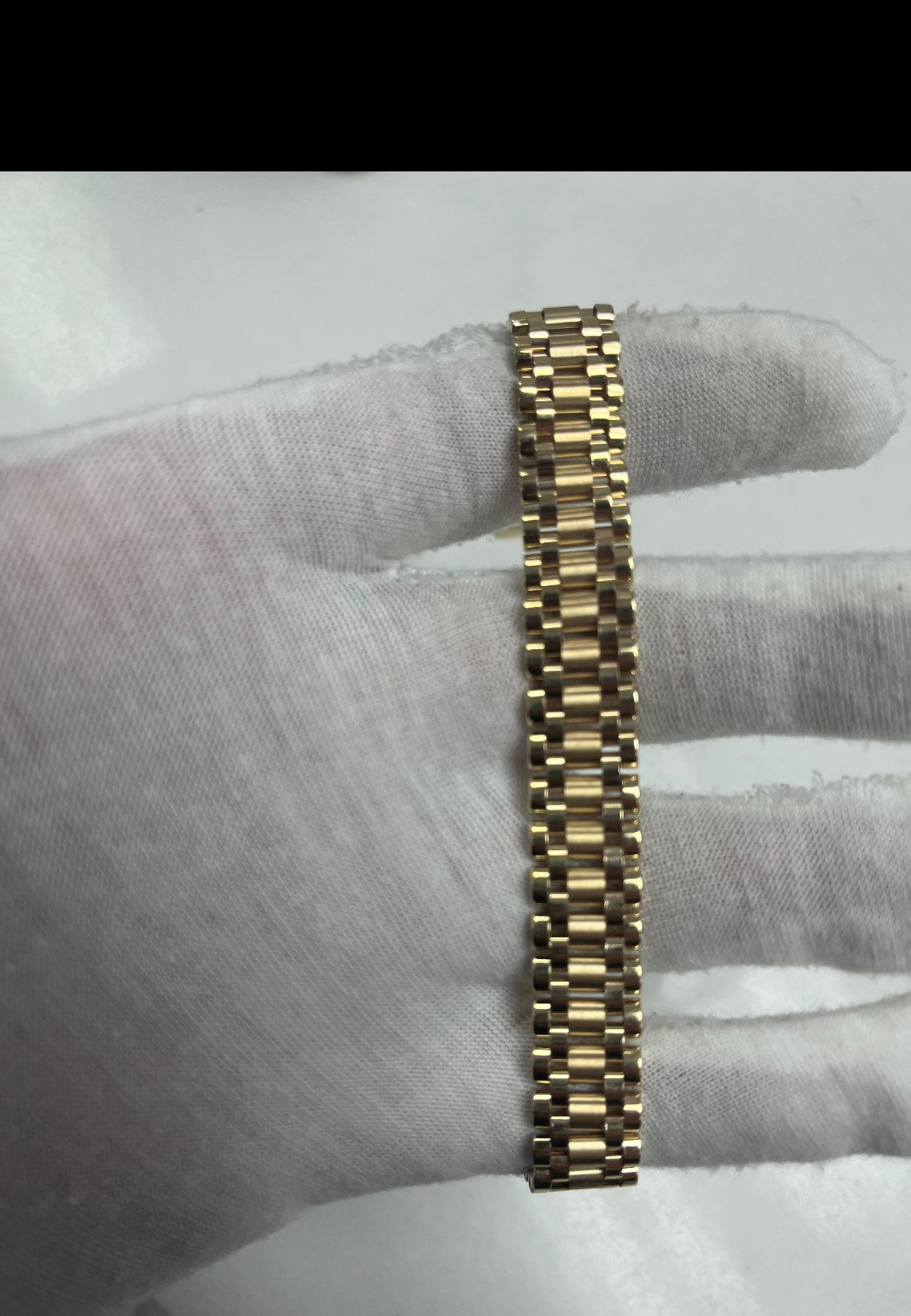 10k gold Rolex style bracelet