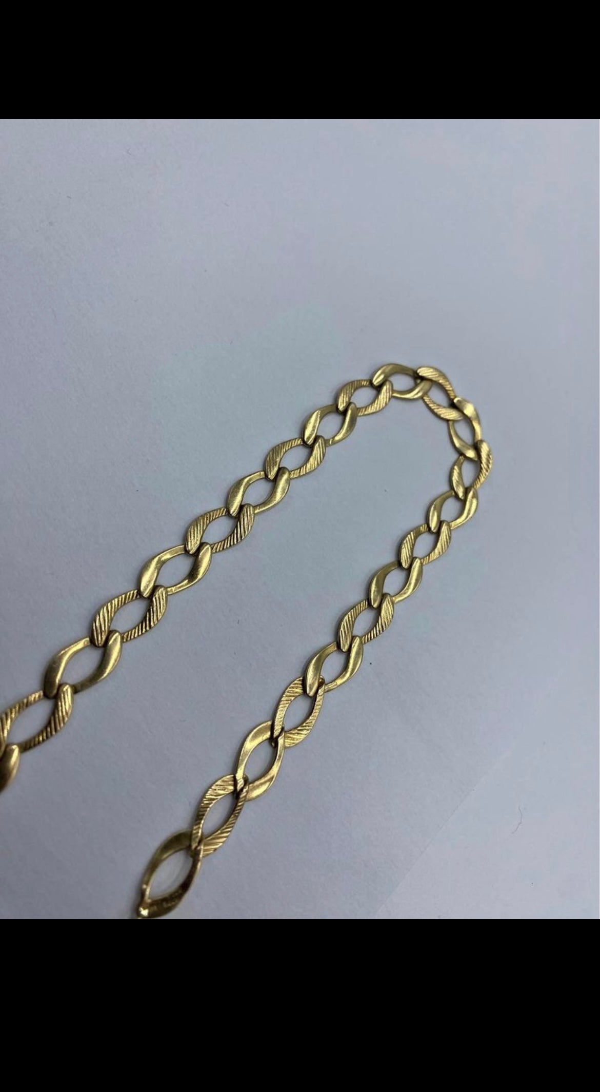 10 karat gold vintage style bracelet