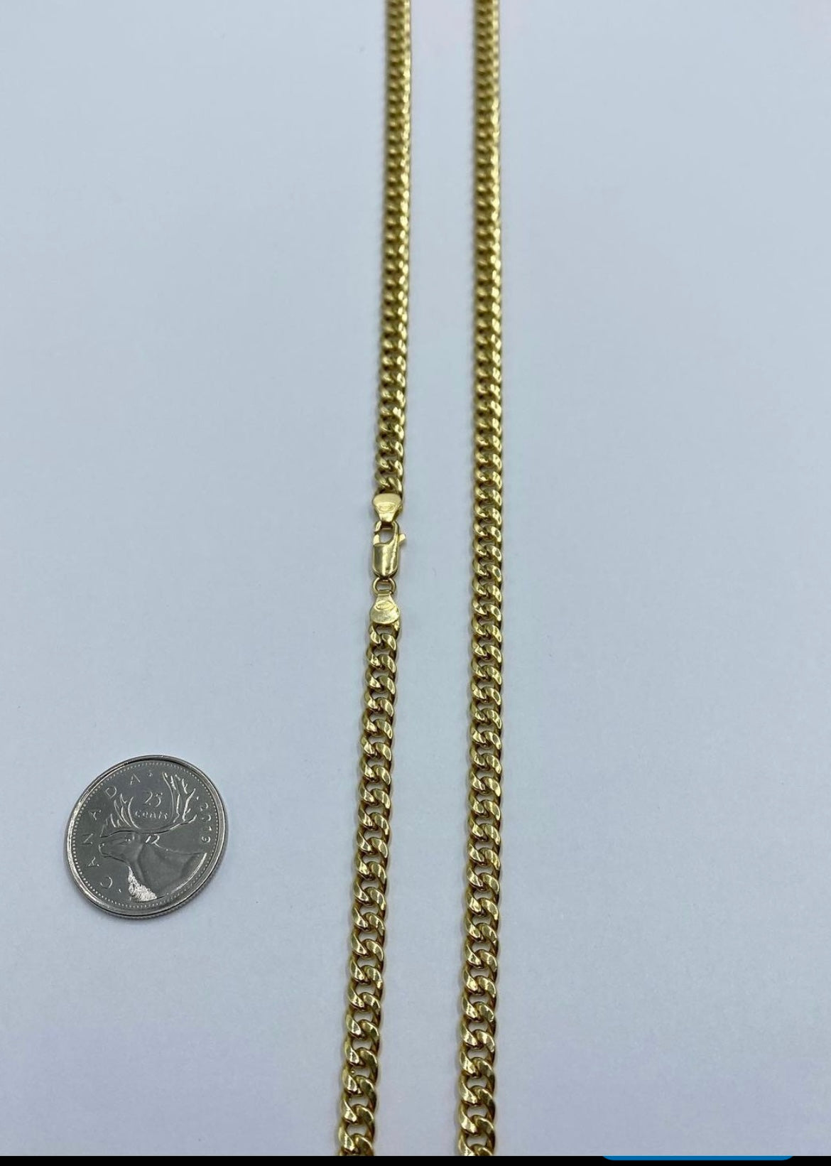 18 karat gold cuban link chain