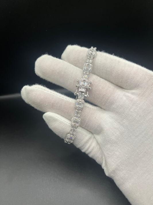 Silver cz bracelet