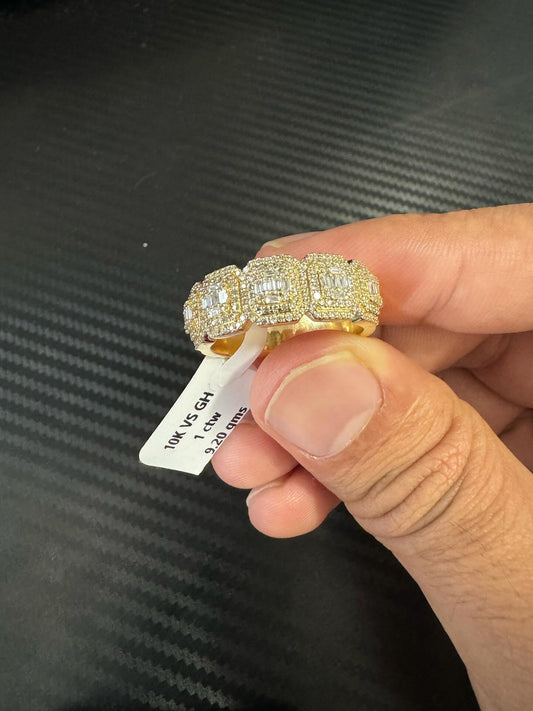 10k vs diamond ring