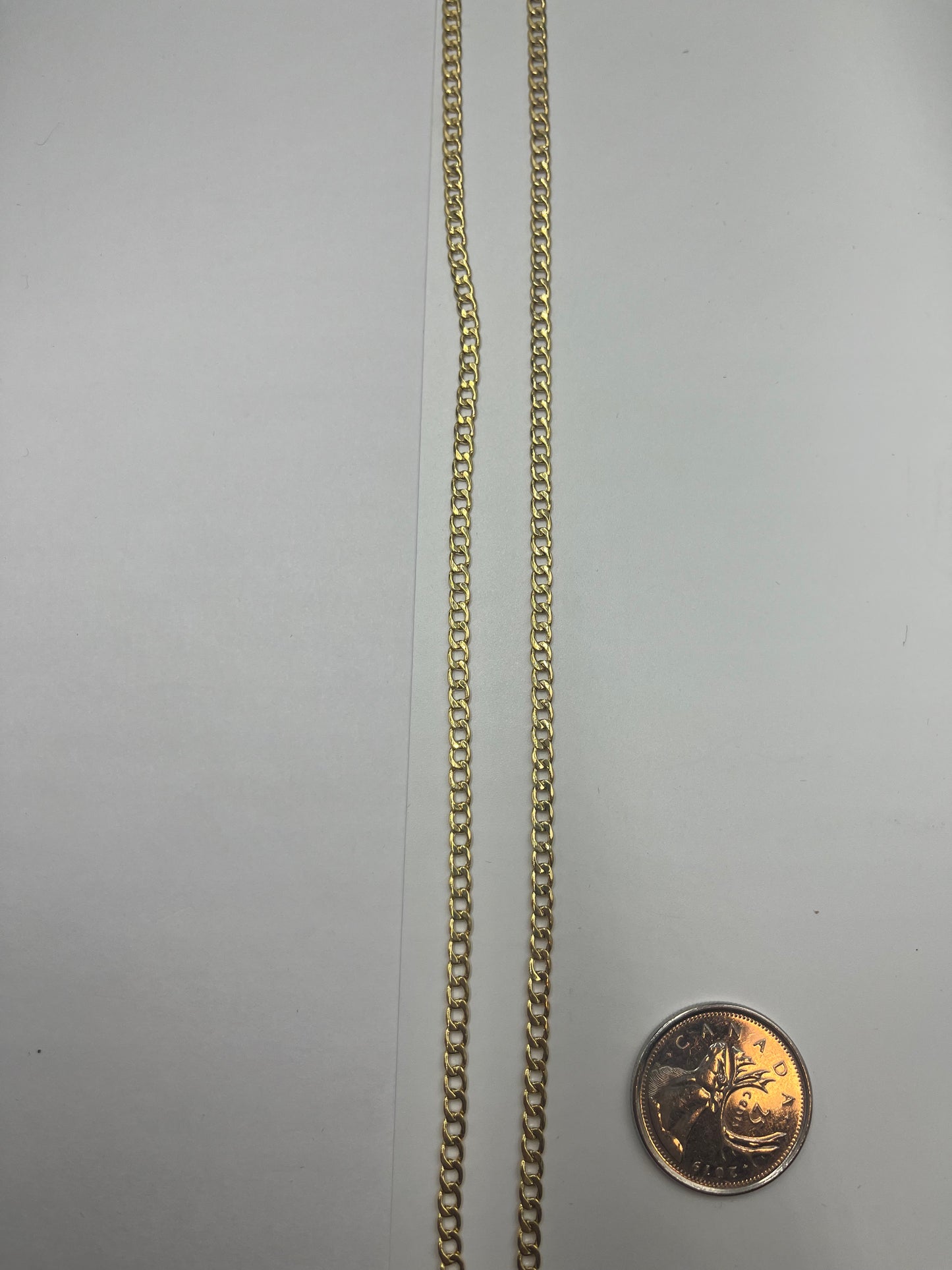 10 karat gold curb link chain