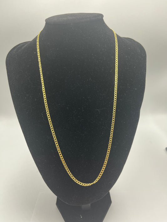 10 karat gold curb link chain