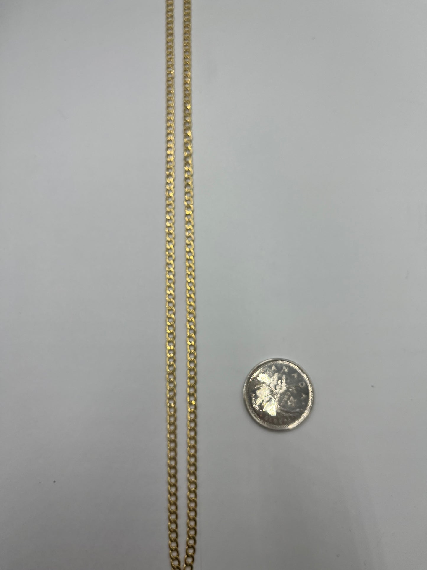 10 karat gold curb link chain