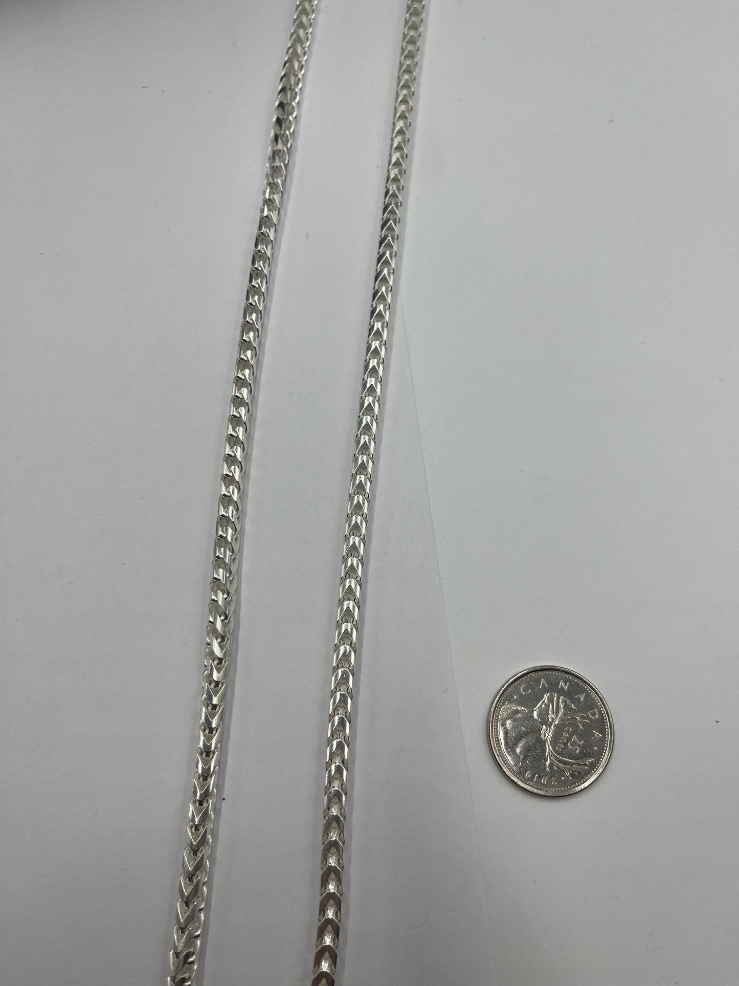 Solid 925 silver Franco chain