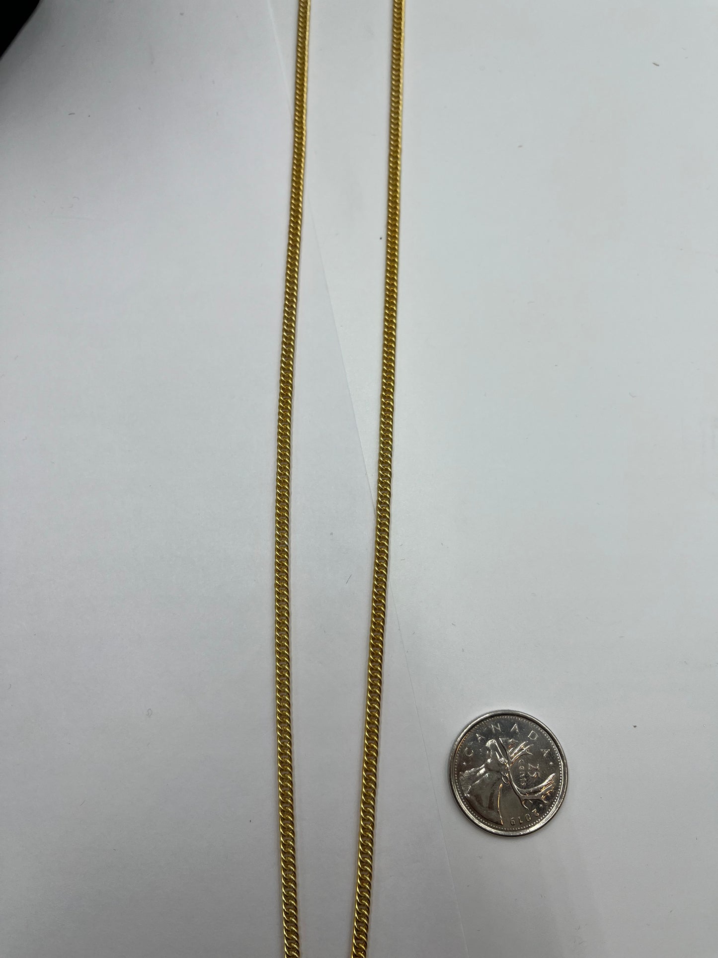 Gold plated 925 silver chain