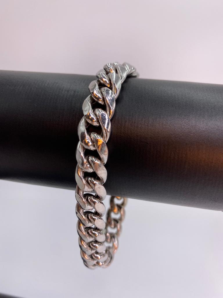 925 silver Cuban link bracelet