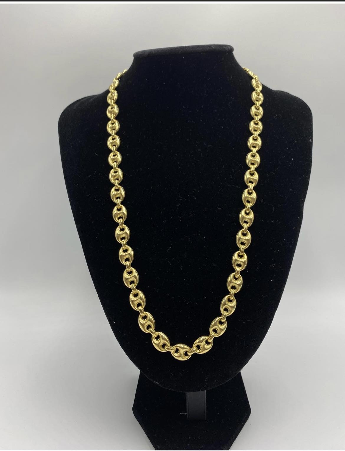 10 k gucci puff necklace